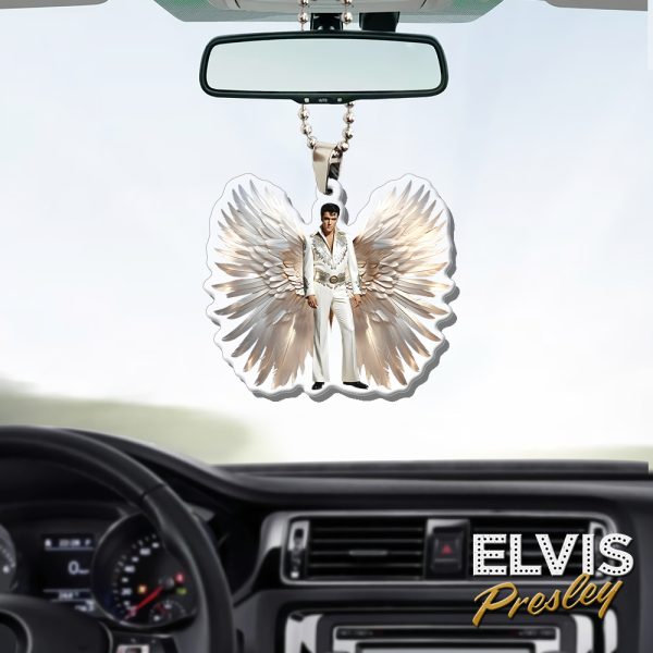 Elvis Presley Custom shape Clear 1-sided Acrylic Car Ornament - HOATT 5762