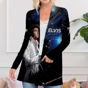 Elvis Presley Women's Patch Pocket Cardigan - HOATT 5488