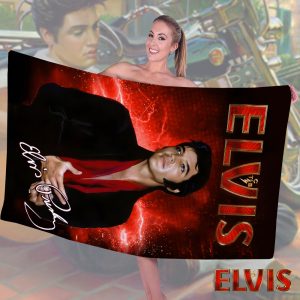 Elvis Presley Rectangle Beach Towel - HOATT 5638