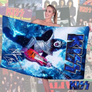 Kiss Band Rectangle Beach Towel - HOATT 5630