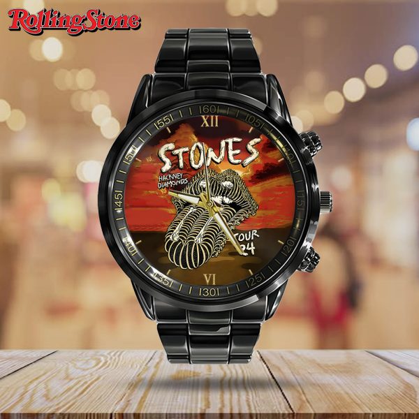 The Rolling Stones Black Stainless Steel Watch - ANHNV 4946