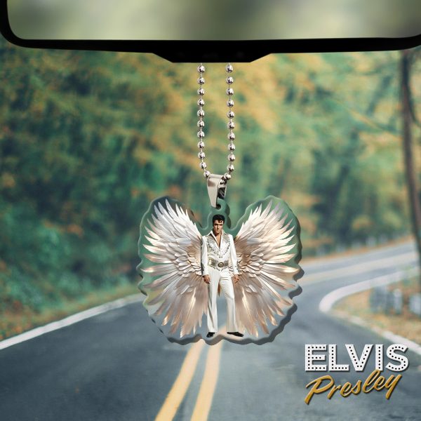 Elvis Presley Custom shape Clear 1-sided Acrylic Car Ornament - HOATT 5762