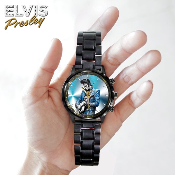 Elvis Presley Black Stainless Steel Watch - HOATT 5725