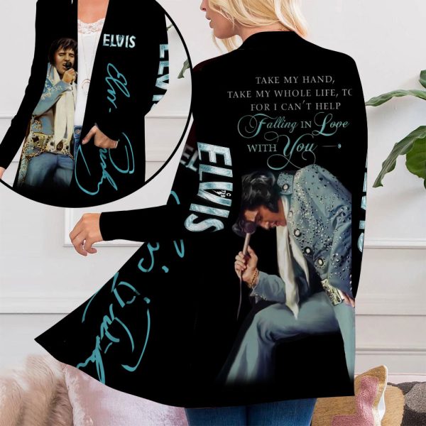 Elvis Presley Women's Patch Pocket Cardigan - MAITM 7515