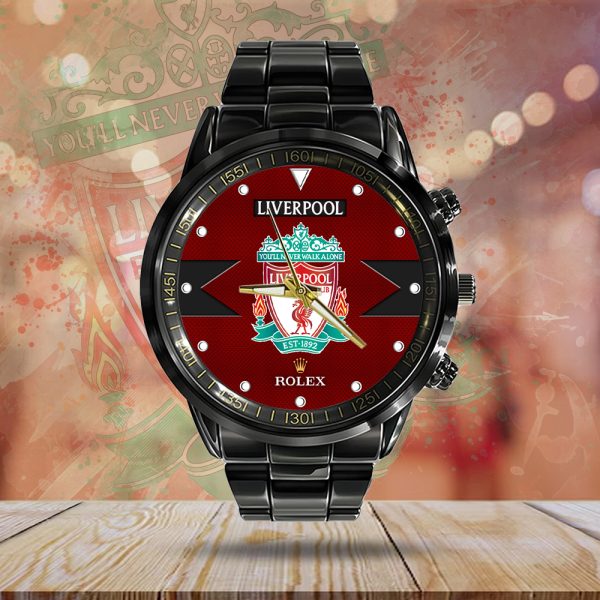 Liverpool x Rolex Black Stainless Steel Watch - MAITM 7540