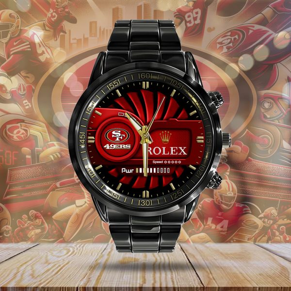 San Francisco 49ers x Rolex Black Stainless Steel Watch - MAITM 7425