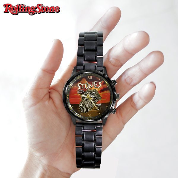 The Rolling Stones Black Stainless Steel Watch - ANHNV 4946