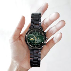 Green Bay Packers x Rolex Black Stainless Steel Watch - MAITM 7526