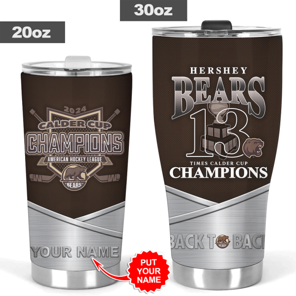 Personalized Hershey Bears Tumbler Cup - HOATT 5400