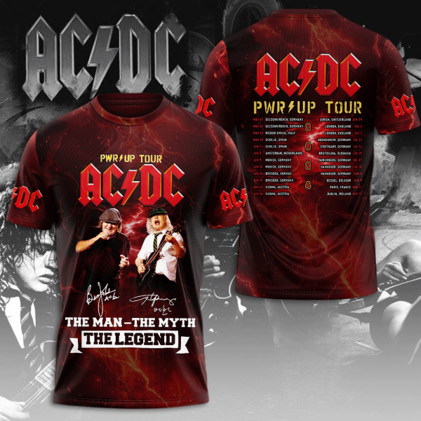 AC/DC 3D Apparel - MAITM 7320