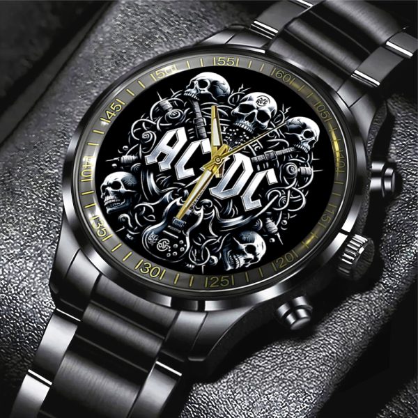 AC/DC Black Stainless Steel Watch - GNE 806