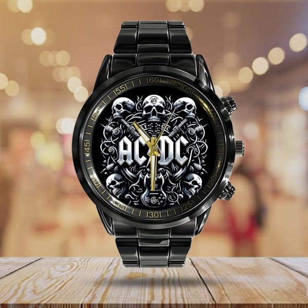 AC/DC Black Stainless Steel Watch - GNE 806