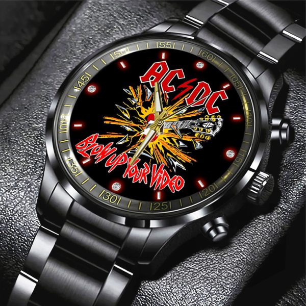 AC/DC Black Stainless Steel Watch - GNE 768