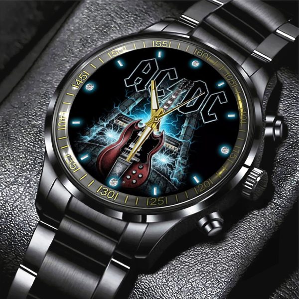 AC/DC Black Stainless Steel Watch - GNE 738