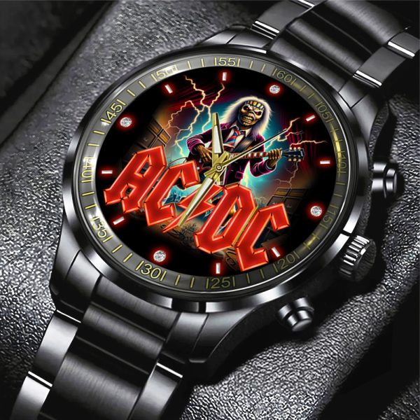 AC/DC Black Stainless Steel Watch - GNE 749