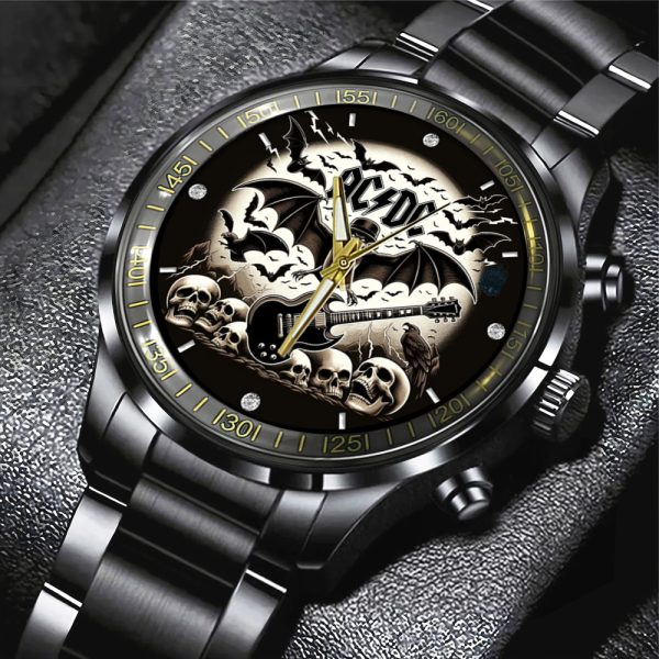 AC/DC Black Stainless Steel Watch - GNE 719