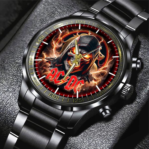 AC/DC Black Stainless Steel Watch - GNE 703