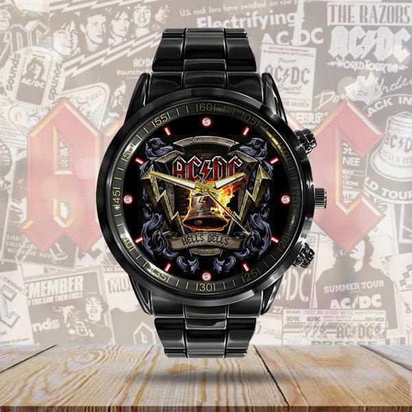 AC/DC Black Stainless Steel Watch - GNE 743