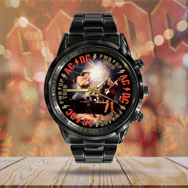 AC/DC Black Stainless Steel Watch - MAITM 7449