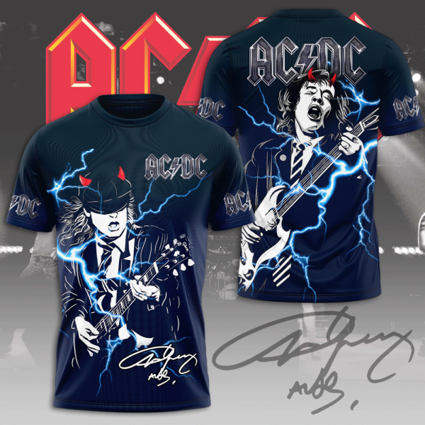 AC/DC X Angus Young 3D Apparel - MAITM 7551