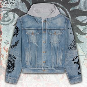 Supernatural Women's Denim Hood Jacket - ANHNV 4878