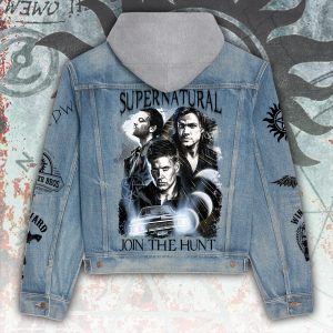 Supernatural Women's Denim Hood Jacket - ANHNV 4902