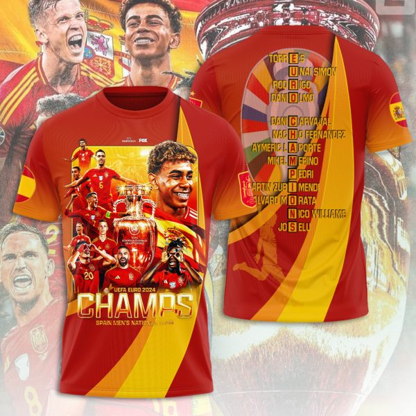 Spain National Football Team 3D Apparel - ANHNV 4904