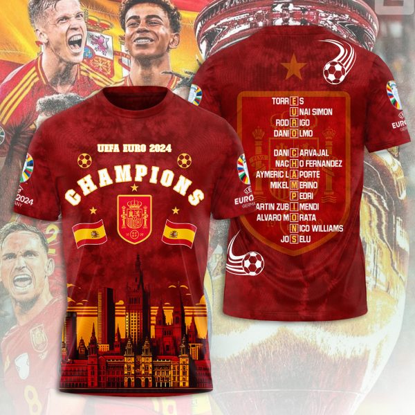 Spain National Football Team 3D Apparel - ANHNV 4910