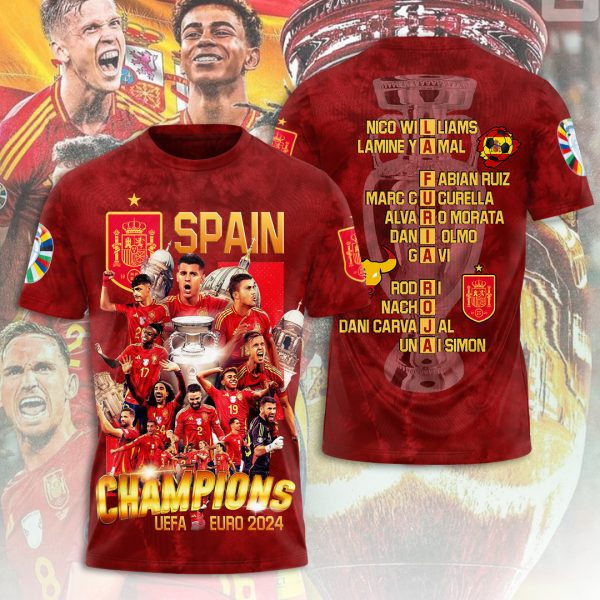 Spain National Football Team 3D Apparel - ANHNV 4920