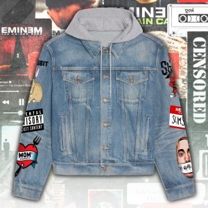 Eminem Women's Denim Hood Jacket - ANHNV 4928