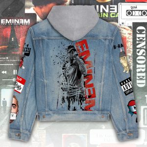 Eminem Women's Denim Hood Jacket - ANHNV 4928