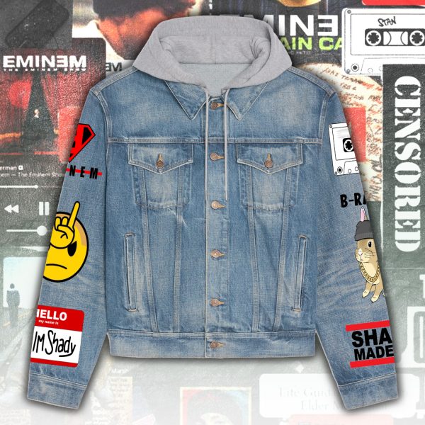 Eminem Women's Denim Hood Jacket - ANHNV 4941