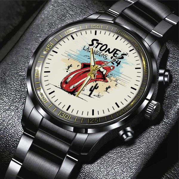 The Rolling Stones Black Stainless Steel Watch - ANHNV 4948