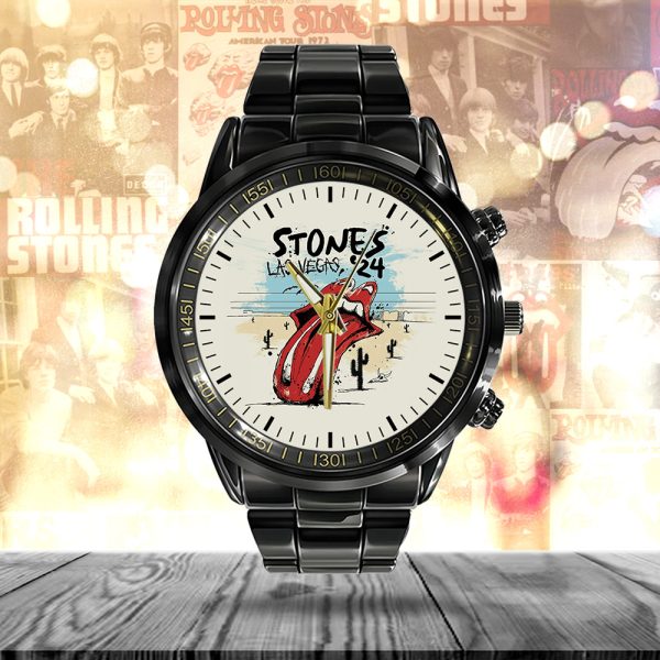 The Rolling Stones Black Stainless Steel Watch - ANHNV 4948