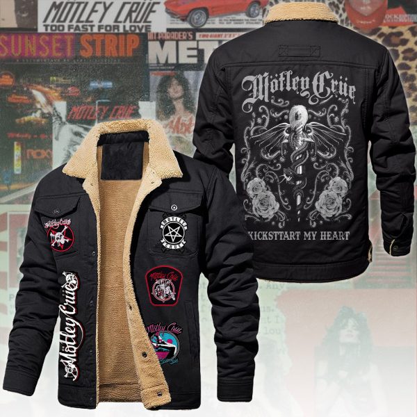 Mötley Crüe 2D Winter Fleece Jacket - ANHNV 4991