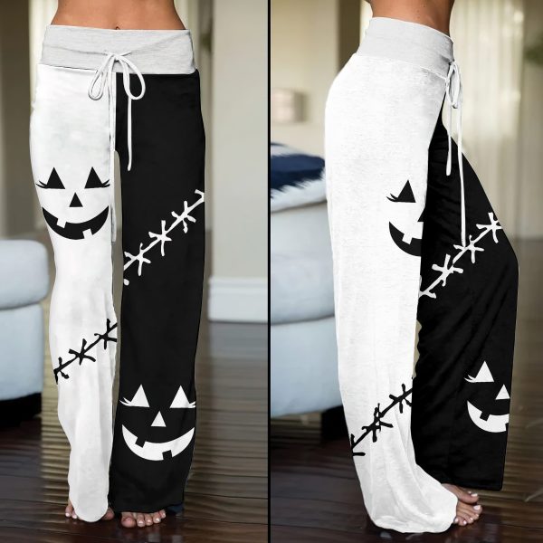 Horror Movies High-Waisted Straight-Leg Trousers - ANHNV 5009