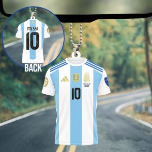 Argentina National Football Team Custom Shape 2-sided Acrylic Car Ornament - TANTN 7424