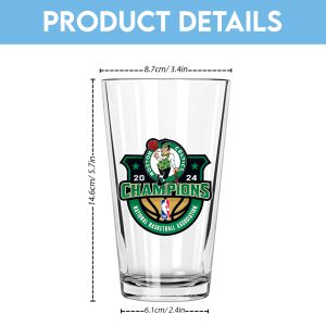 Boston Celtics 16oz Print Glass Cup - TANTN 7306