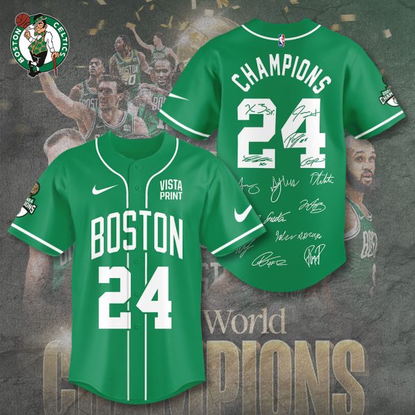 Boston Celtics Baseball Jersey - TANTN 7302