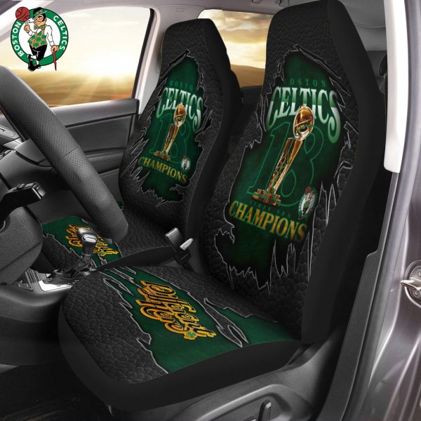 Boston Celtics 2PCS Car Seat Cover - HOATT 5422