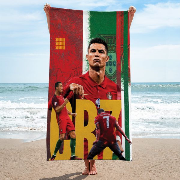 Cristiano Ronaldo Rectangle Beach Towel - HOATT 5687