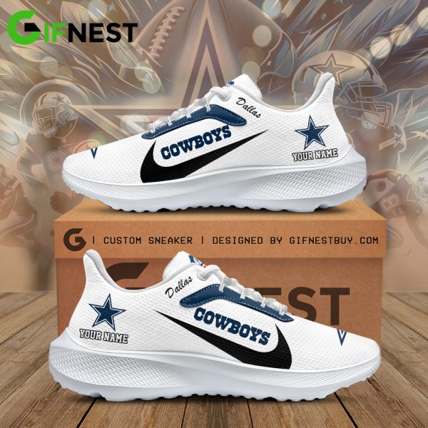 Personalized Dallas Cowboys Nike Running Sneaker - MAITM 7541