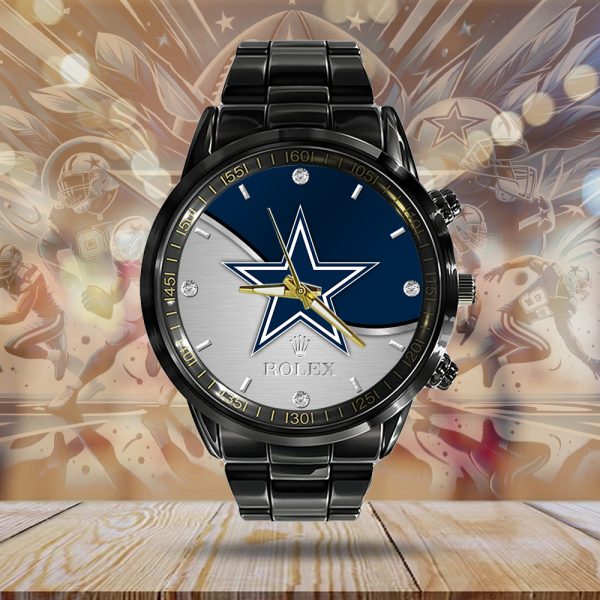 Dallas Cowboys x Rolex Black Stainless Steel Watch - MAITM 7514