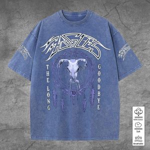 Eagles Band 2D Acid Washed Cotton Shirt - TANTN 7570