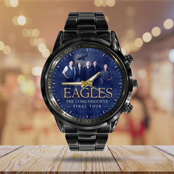 Eagles Band Black Stainless Steel Watch - MAITM 7384