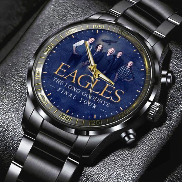 Eagles Band Black Stainless Steel Watch - MAITM 7384