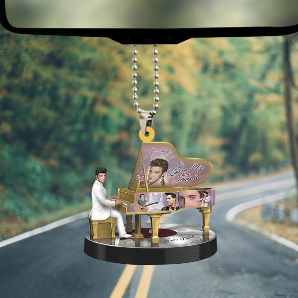 Elvis Presley Custom Shape 1-sided Acrylic Car Ornament - MAITM 7278