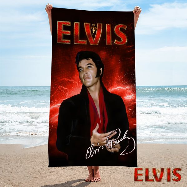 Elvis Presley Rectangle Beach Towel - HOATT 5638