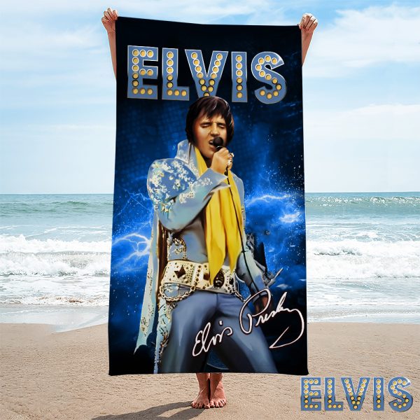 Elvis Presley Rectangle Beach Towel - HOATT 5639