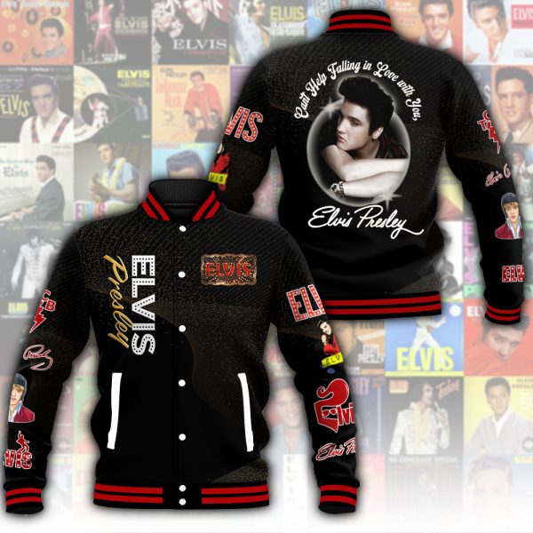 Elvis Presley Varsity Jacket - HUANNM 5534.1